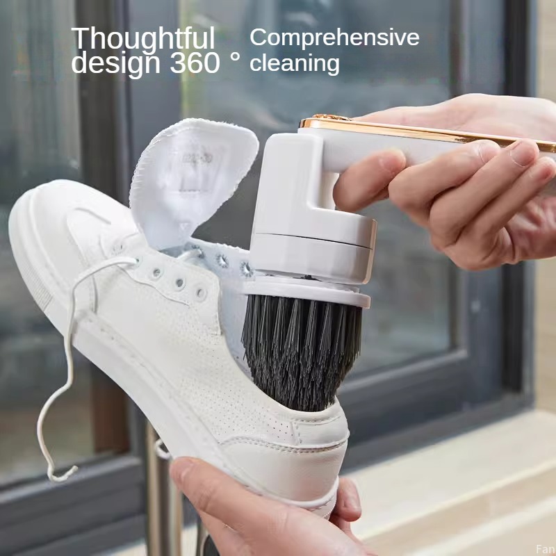 فرشاة تنظيف كهربائية محمولة با - مراجعة Shoe Cleaning Brush وسعره